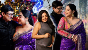 ৮ মাসেই সন্তান! তবে কি বিয়ের আগেই অন্তঃসত্ত্বা ছিলেন? কটাক্ষের জবাব দিলেন শ্রীময়ী