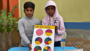 অঙ্কের ভয় এবার হবে জয়! কাটোয়ার স্কুলের খুদেদের মডেলে কেল্লাফতে, মুগ্ধ শিক্ষক থেকে পরিদর্শক