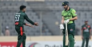 SPORTS: রান আউট ঘিরে মাঠেই ঝগড়া, সলমন আঘার আউট ঘিরে উত্তাল ক্রিকেট বিশ্ব!