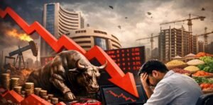 রক্তস্নান শেয়ার বাজারে! একদিনে উধাও ৮ লক্ষ কোটি, ২১,০০০-এ নামবে নিফটি?