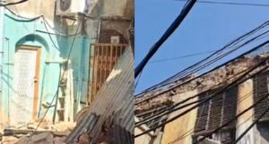 ভূমিকম্পে উঠেছিল কেঁপে, দোলের সকালে ভেঙে পড়ল ১৫০ বছরের বাড়ি