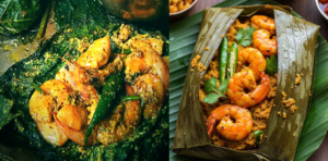 দুপুরে জম্পেশ ভোজ! মাত্র ১৫ মিনিটে বাড়িতেই বানান ‘গন্ধরাজ চিংড়ি পাতুরি’, রইল সহজ রেসিপি