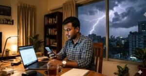 বজ্রপাতের সময় মোবাইল ব্যবহার কি সত্যিই বিপদ ডেকে আনে? জেনে নিন ৫টি প্রচলিত ভুল ধারণা!