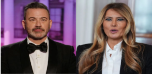 মেলানিয়াকে ‘গর্ভবতী বিধবা’ বলে কটাক্ষ! জিমি কিমেলের রসিকতায় চটে লাল ট্রাম্প, এবিসি থেকে ছাঁটাইয়ের দাবি