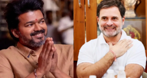 স্ট্যালিনের হাত ছেড়ে এবার বিজয়ের ‘টিভিকে’-র দিকে রাহুল? পাঁচ রাজ্যের ফলের পরেই কি ভাঙছে ইন্ডিয়া জোট?