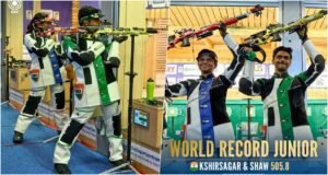 বিশ্বমঞ্চে ভারতের জয়গান: ১০ মিটার এয়ার রাইফেলে সোনা ও বিশ্বরেকর্ড গড়ে ইতিহাস গড়লেন অভিনব সাউ