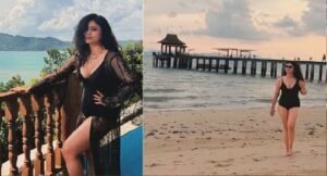 কালো মনোকিনিতে সমুদ্র সৈকতে আগুন! লেন্সের ওপারে কে? রহস্য ফাঁস করলেন ঋতাভরী