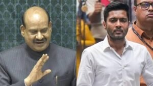 দলত্যাগ বিরোধী আইন ও আসন বদল নিয়ে তুলকালাম! লোকসভার স্পিকার ওম বিড়লাকে জেরা করলেন অভিষেক বন্দ্যোপাধ্যায়