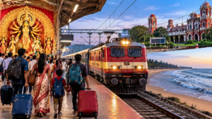 উৎসবের মরশুমে ঘরমুখো মানুষের চাপ সামলাতে বিরাট ঘোষণা! হাওড়া ও কলকাতা থেকে ছাড়ছে ৪ জোড়া স্পেশাল ট্রেন