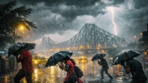 সন্দিগ্ধ নিম্নচাপ রূপ নিচ্ছে মারণ ঝড়ে! পুজোর আনন্দ মাটি করতে বঙ্গে কি তবে আছড়ে পড়ছে বড় বিপদ?