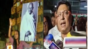 মহাত্মা গান্ধীর ছবি ছিঁড়ে লাথি! দীপ্সিতা ধরের সভার মাঝেই ধুন্ধুমার, রণক্ষেত্র বিরাটি মোড়
