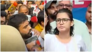 “কী আইন ভেঙেছি?” পুলিশের সঙ্গে ধস্তাধস্তি, গ্রেপ্তার অভিজিৎ দীপকে ও নেহা বোরা