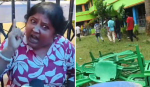পুজোর আগে ফুঁসে উঠলেন মহিলারা! সেবা সেতু ক্যাম্পে চেয়ার-ব্যানার ভেঙে ধুন্ধুমার মালদায়।